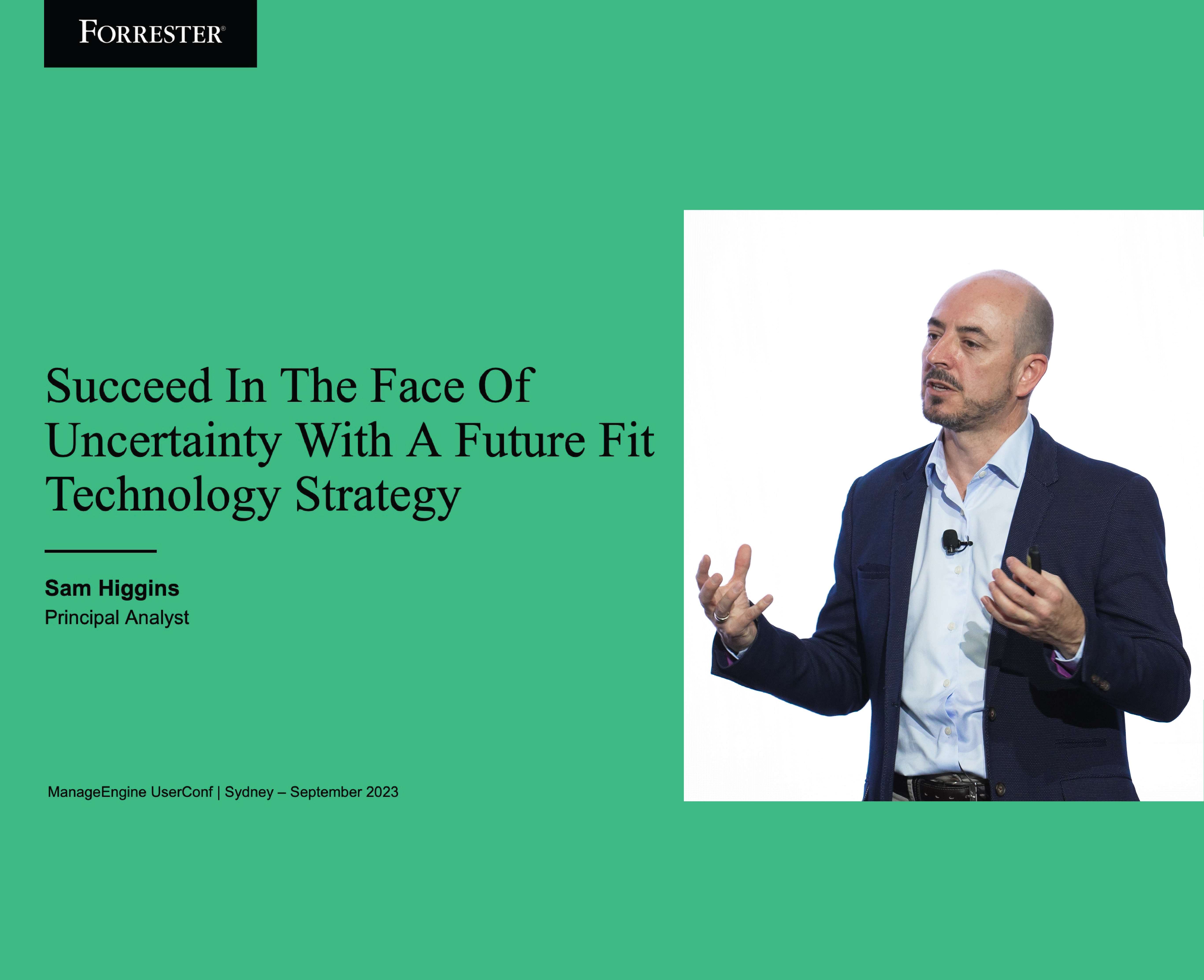 Sam Higgins Sydney UC - Future fit technology strategy