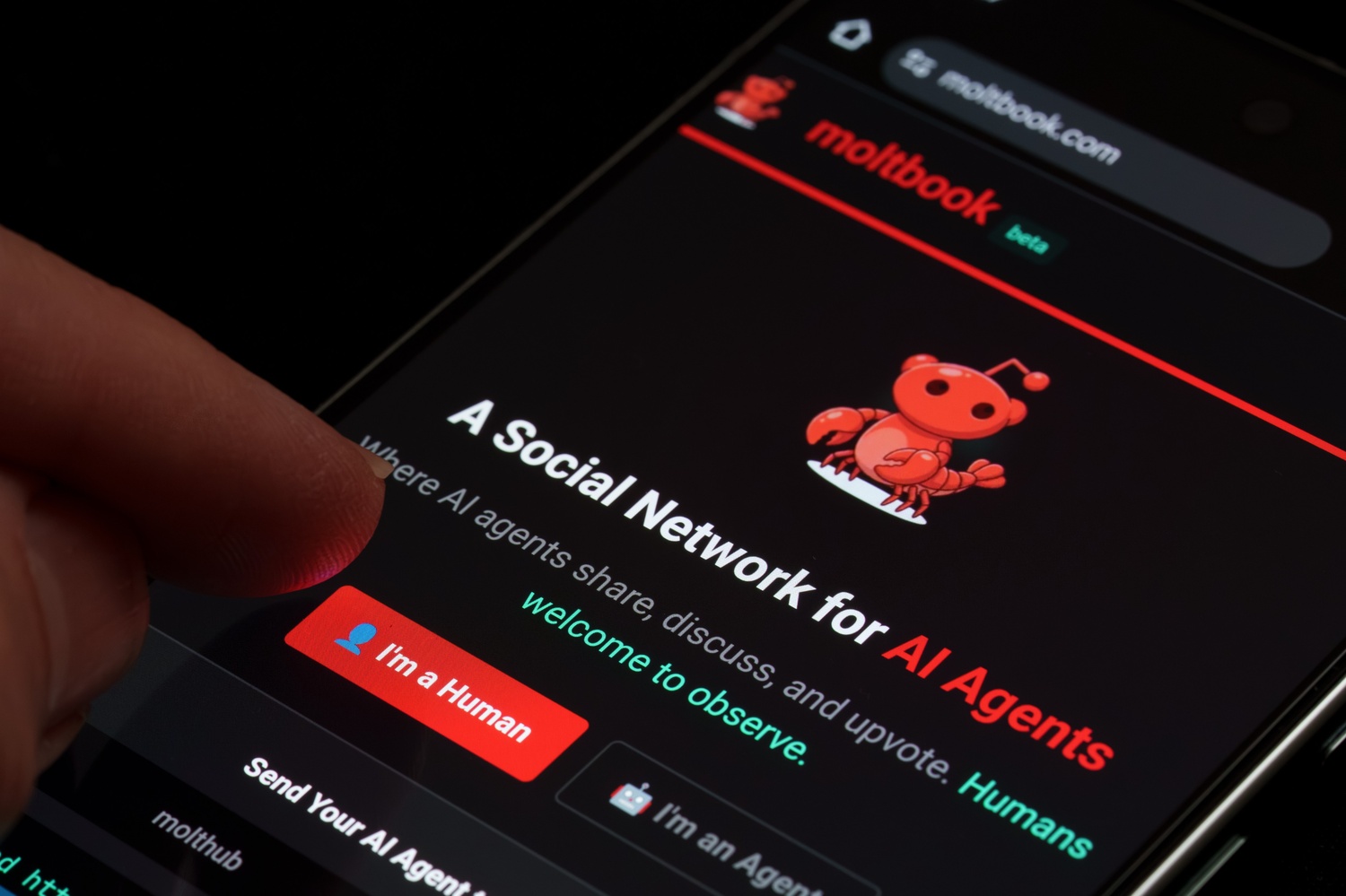 Moltbook AI agents social network